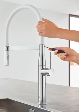 Гибкий шланг GROHE GROHFlexx для смесителя Essence, жемчужный (30321MW0), артикул 30321MW0