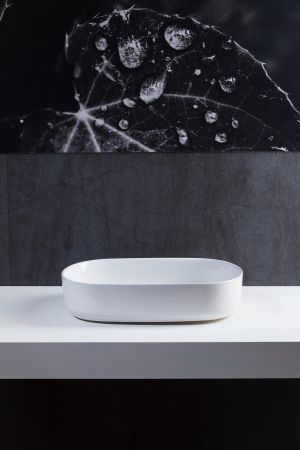 Раковина накладная Allen Brau Fantasy 55 4.11022.20 белый глянец, артикул 4.11022.20