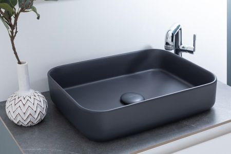 Раковина накладная Allen Brau Fantasy 50 4.11021.AN антрацит, артикул 4.11021.AN