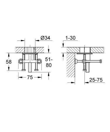 Защита против прокручивания GROHE (36276000), артикул 36276000