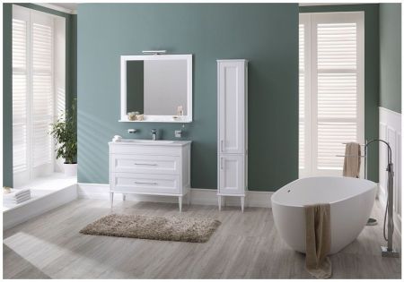 Пенал Aquanet Бостон 36 L белый матовый, артикул 00209680