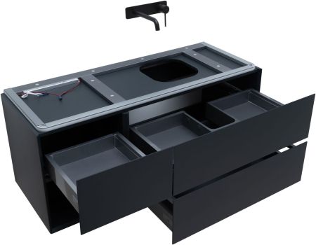 Тумба под раковину Allen Brau Infinity 120 1.21007.AM R антрацит матовый, артикул 1.21007.AM
