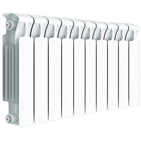 Биметаллический радиатор Rifar Monolit 350 10 секций с боковым подключением, артикул 