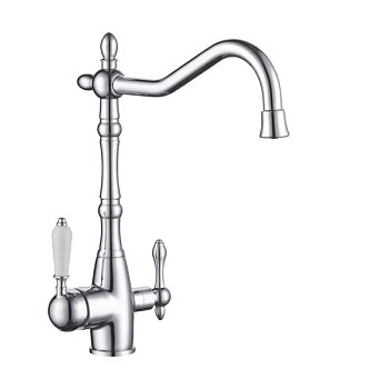 Смеситель для кухни Rose R158, хром