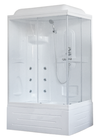Душевая кабина Royal Bath RB 8120BP2-T (прозрачное) левая, артикул RB8120BP2-T-L