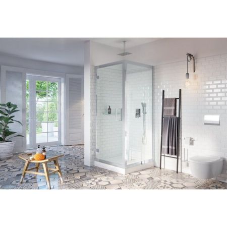 Боковая стенка EXCELLENT Серия 600 90 см (хром), артикул KAAC.1906.900.LP