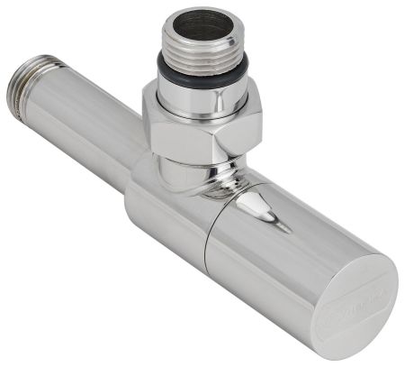 Вентиль угловой (цилиндр) G 1/2" НР х G 1/2" НР (Шампань)