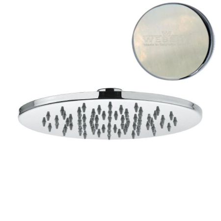 Верхний душ Webert AC1024345BRASS, никель, артикул AC1024345BRASS