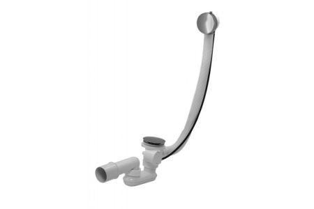 Слив-перелив (полуавтомат, 80 см.) Vega V55К Гл000007256, хром, артикул Гл000007256