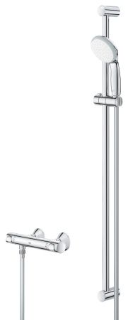 Термостат для душа GROHE Precision Flow с душевым гарнитуром, хром (34842000) Термостат для душа GROHE Precision Flow с душевым гарнитуром, хром (34842000)