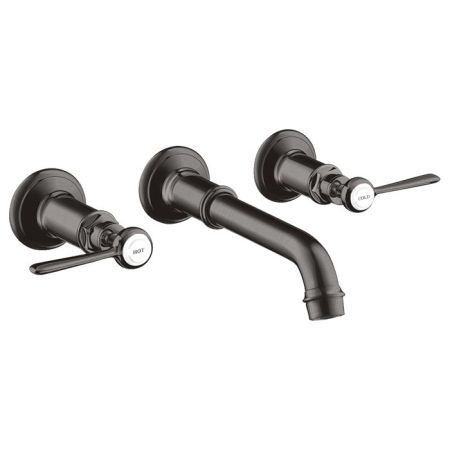 AX Montreux Смеситель для раковины, цвет шлифованный черный хром, артикул 16534340