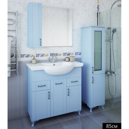 Тумба для раковины Sanflor Глория 85 С000005712 Серая