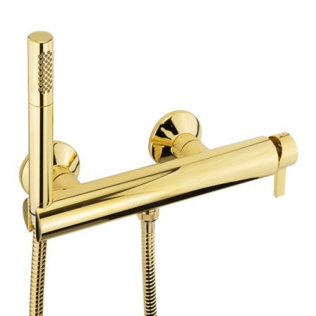 SIRIUS Смеситель для душа внешний моноком.с ручным душем, золото, артикул 28180