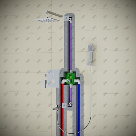 Душевая система встроенная Timo Selene SX-3069/00SM (1013) хром, артикул SX-3069/00SM (1013)