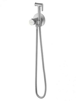 Смеситель с гигиеническим душем и термостатом встраиваемый WONZON & WOGHAND, Брашированный никель (WW-88829909-BN)