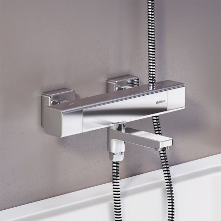 533000000 Gala термостатный смеситель для ванны -  душа, хром, артикул 533000000