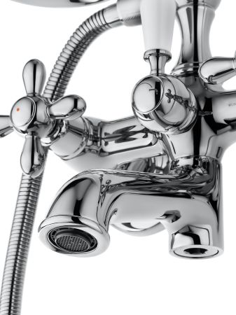 Смеситель для ванны с душем WONZON & WOGHAND RETRO, Хром (WW-88639020-CR)