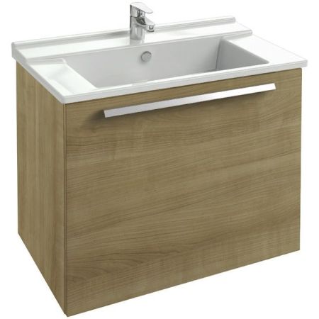 Тумба под раковину Jacob Delafon Struktura 57 EB1284-E13 подвесная Розовое дерево, артикул EB1284-E13