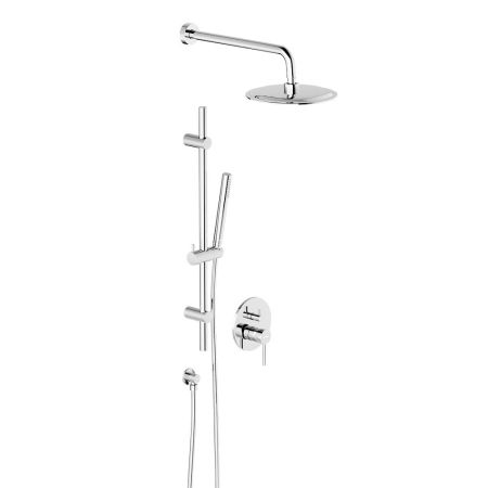 936530000 Scandinavian Pure встраиваемая душевая система с душевым смесителем и штангой, хром, артикул 936530000