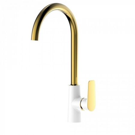 Смеситель для кухни Iddis Cloud CLOWG00i05 Золото/белый, артикул CLOWG00i05