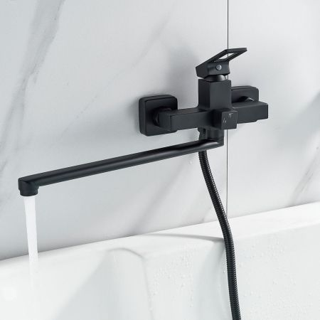 Смеситель для ванны Raffine F2296H, черный, артикул F2296H