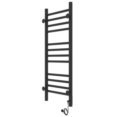 Полотенцесушитель электро "Лаванда ЧКЧ П12 300х900", черный муар, левый