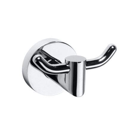 Крючок X-ROUND, двойной,80x55x70 мм, хром, Sapho, артикул XR200