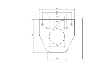Шумоизоляционная панель для инсталляции, арт. CN1000