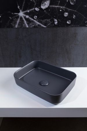 Раковина накладная Allen Brau Fantasy 50 4.11021.AN антрацит, артикул 4.11021.AN