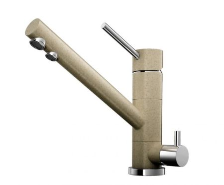 Смеситель для кухни, OMOIKIRI, Tonami, тип открывания воды-однорычажный, тип регулирования воды-керамический картридж, монтаж-на раковину/столешницу, отверстия для монтажа-1, высота, мм-211, вынос излива, мм-184, тип излива-поворотный, тип подводки-гибкая