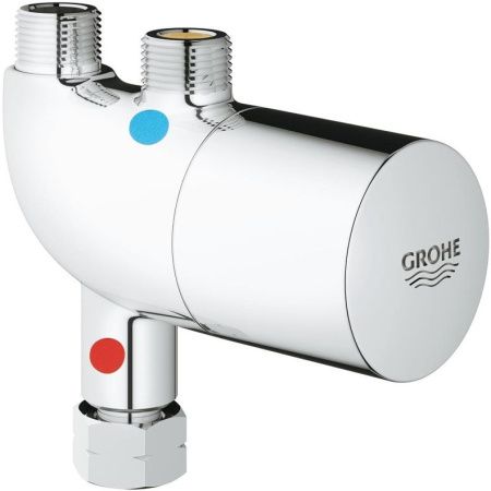 Термостат GROHE Grohtherm Micro для установки под раковиной или мойкой, термическая защита от ожога, хром (34487000)