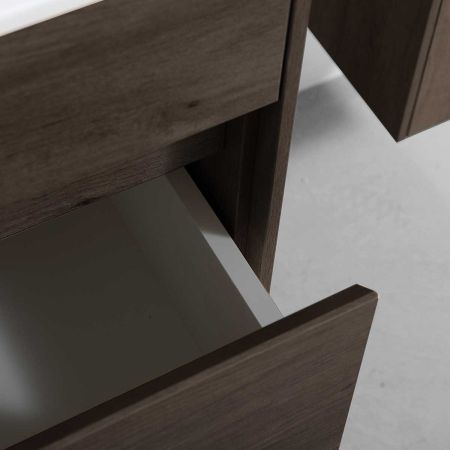 База под раковину Chiara 800 подвесная, 1 выкатной ящик soft-close, R.Oak, артикул VMC-2C800RO