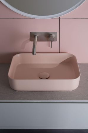 Раковина накладная Allen Brau Fantasy 50 4.11021.SM розовый, артикул 4.11021.SM