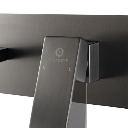 Смеситель для раковины встраиваемый FILARETE Fing FL4040BG, графит