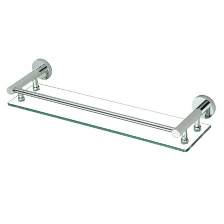 Полка стеклянная Savol S-508791, хром, артикул S-508791