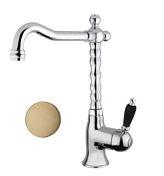 Смеситель для раковины Fiore IMPERIAL BLACK 89ZZ5225, бронза