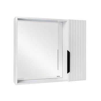 Зеркальный шкаф VIANT "Сицилия" 80 правый без света белый 160x800x700 (VSIC80BEL-ZSH)