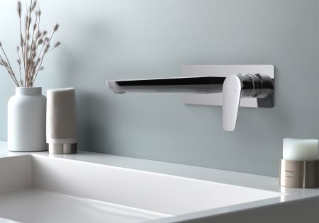 Смеситель для раковины настенный (внешняя и скрытая часть) AQUATEK AQ1113CR БЕТТА Смеситель для раковины настенный (внешняя и скрытая часть) AQUATEK AQ1113CR БЕТТА