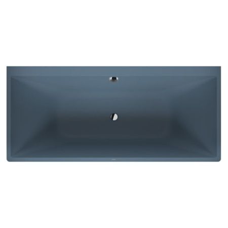Duravit Vitrium Ванна прямоугольная  пристенная  1800x800мм, с ножками, с2 наклонами для спины, цвет синий матовый, артикул 700429HB