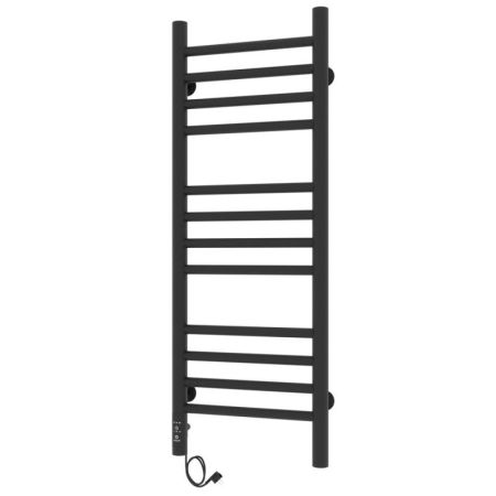 Полотенцесушитель электро "Лаванда ЧКЧ П12 300х900", черный муар, левый