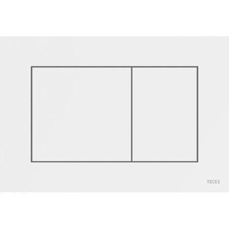 Клавиша смыва, TECE, TECEnow, назначение-для унитаза, ширина, мм-220, глубина, мм-5, высота, мм-150, тип смыва-двойной, тип управления-механический, материал-пластик, цвет-белый, артикул 9240400