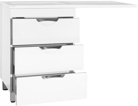 Тумба "Жасмин 60" (3 ящ.), Космос/Даллас 120, Люкс PLUS, артикул ЛС-00000644