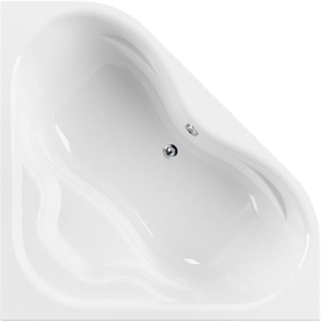 Акриловая ванна Cezares Plitvice 140х140 Белая, артикул PLITVICE-140-140-41