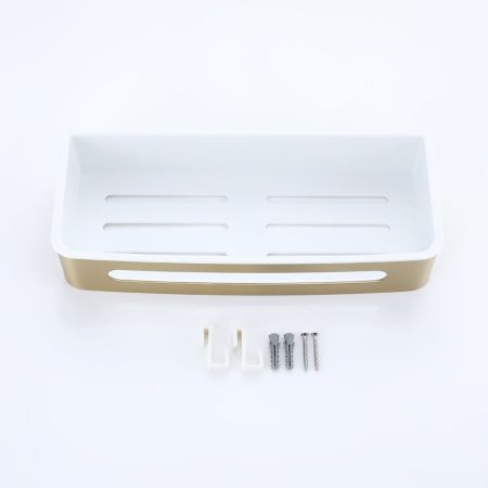 Полка для ванной комнаты Raglo R340.02.03, золотой сатин, артикул R340.02.03