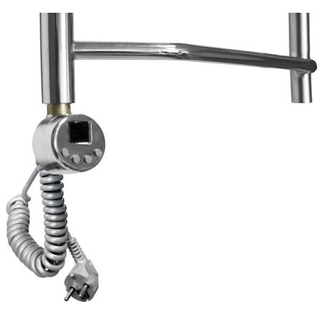 Электрический полотенцесушитель Domoterm Лаура П6 500*800 E L Хром, артикул ЛаураП6500*800EL