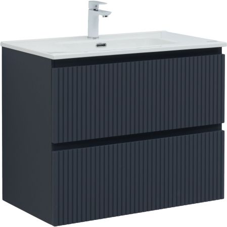 Тумба под раковину Aquanet Джейн (Flat) 80 маренго, артикул 00335429