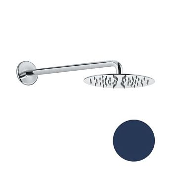 Верхний душ ультратонкий с кронштейном Fiore 30BL8630, полуночно-синий