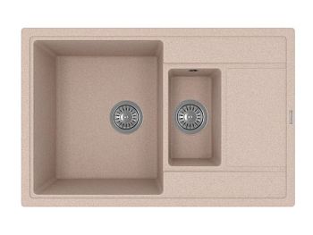 Кухонная мойка Florentina ЛИПСИ 20.250.D0780.107, песочный