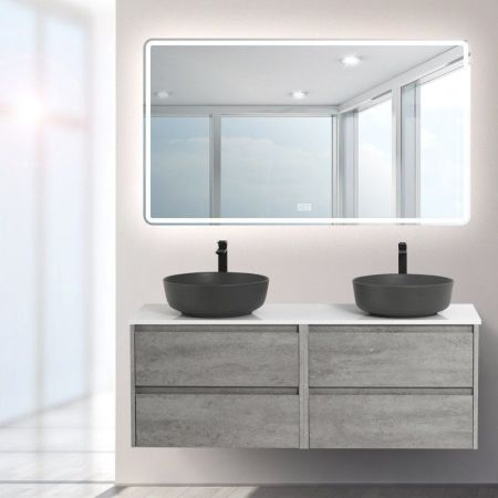 Мебель для ванной комнаты BELBAGNO KRAFT-1400 со столешницей, артикул KRAFT-700-2C-SO-BO