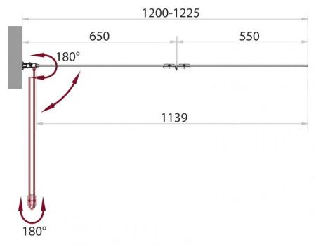 Душевая шторка на ванну BELBAGNO SELA-V-21
